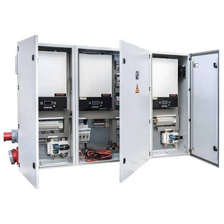 Combined high-capacity telecom power cabinets