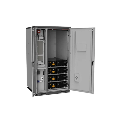 Outdoor integrated telecom enclosures with power and battery bays